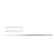 Rhoton Micro Curette Stainless Steel, 18.5 cm - 7 1/4" Tip Size 1.0 x 2.0 mm